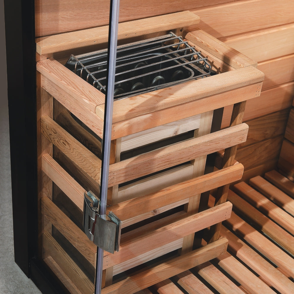 Steam Sauna with HARVIA Heater & Wood Finishes | CTS - 04