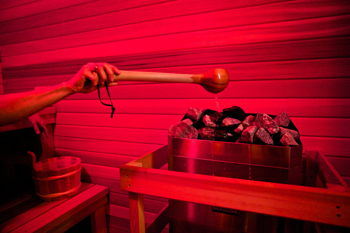 Regular sauna bathing as part of a weekly wellness routine