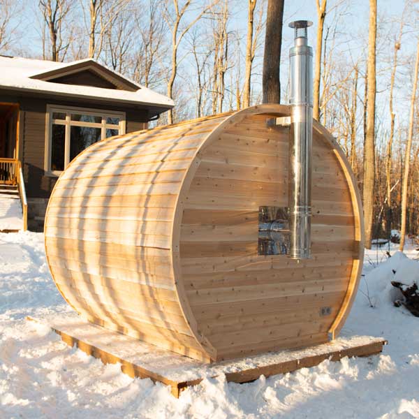 Leisurecraft TimberGlow Sauna Heater with Rocks and flat floor plate