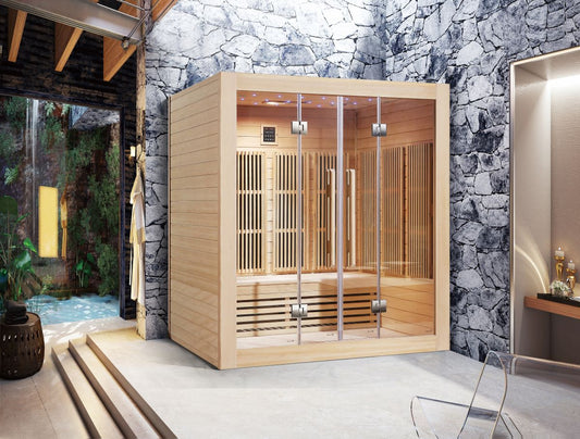 Luxury Infrared Sauna with Mica Carbon Heater | CIS - 04