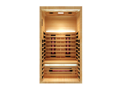 Luxury Infrared Sauna with L3 Control & Oxygen Bar