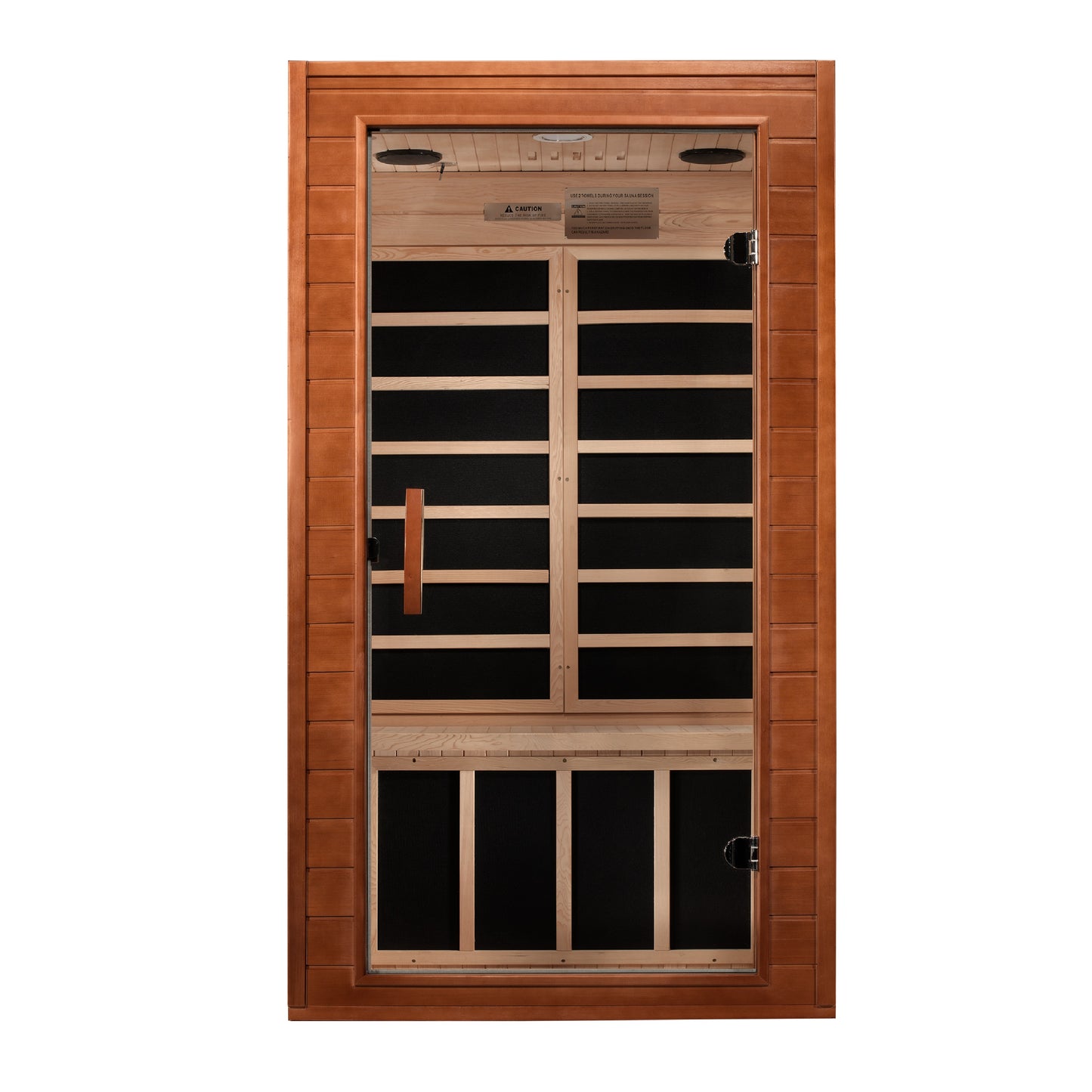 Golden Designs Avila Elite 1-2 Person Ultra Low EMF Infrared Sauna – DYN-6103-01 Elite