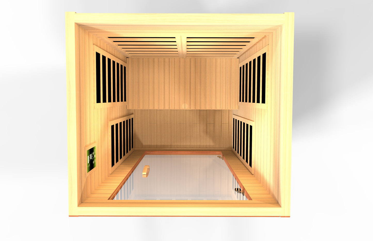 Golden Designs Avila Elite 1-2 Person Ultra Low EMF Infrared Sauna – DYN-6103-01 Elite