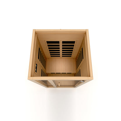 Golden Designs Gracia 1-2 Person Low EMF Infrared Sauna – DYN-6119-01