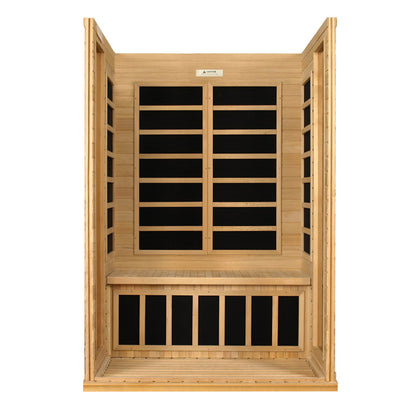 Dynamic Saunas Versailles Edition 2 Person Low EMF Infrared Sauna – DYN-6202-03