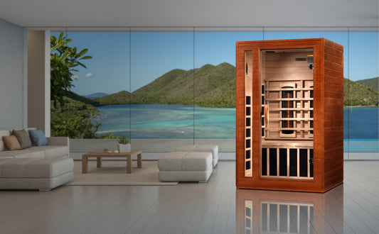 Golden Designs Avila 2 Person Full Spectrum Infrared Sauna – DYN-6203-02 FS