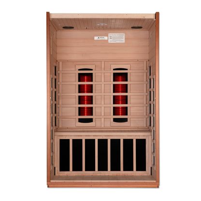 Golden Designs Avila 2 Person Full Spectrum Infrared Sauna – DYN-6203-02 FS