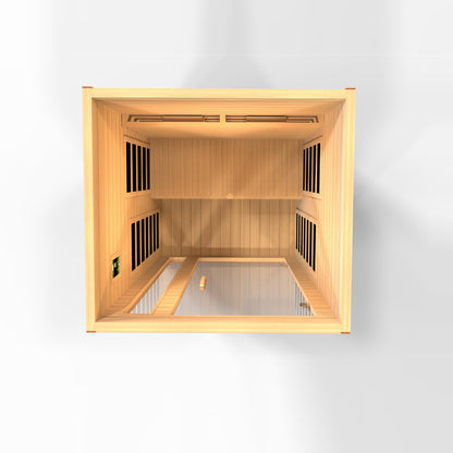 Golden Designs Avila 2 Person Full Spectrum Infrared Sauna – DYN-6203-02 FS