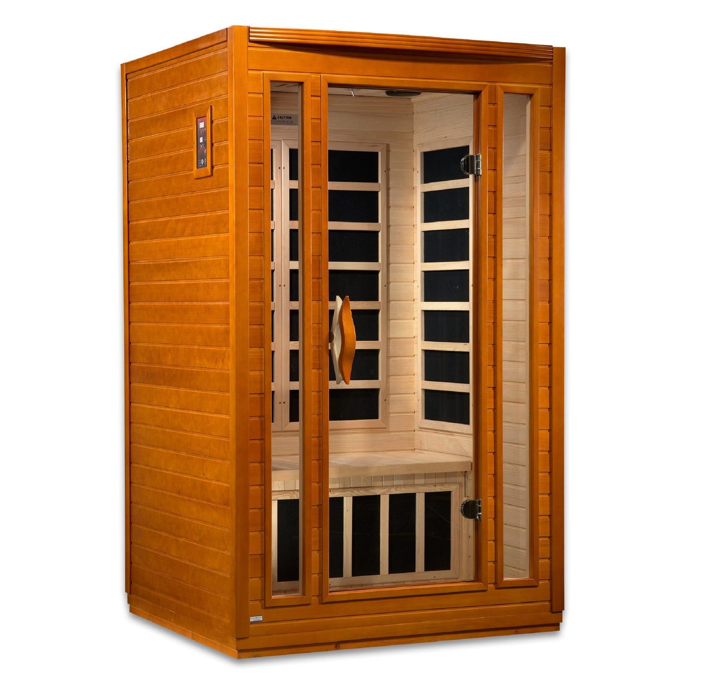 Golden Designs San Marino Elite 2 Person Ultra Low EMF Infrared Sauna – DYN-6206-01 Elite