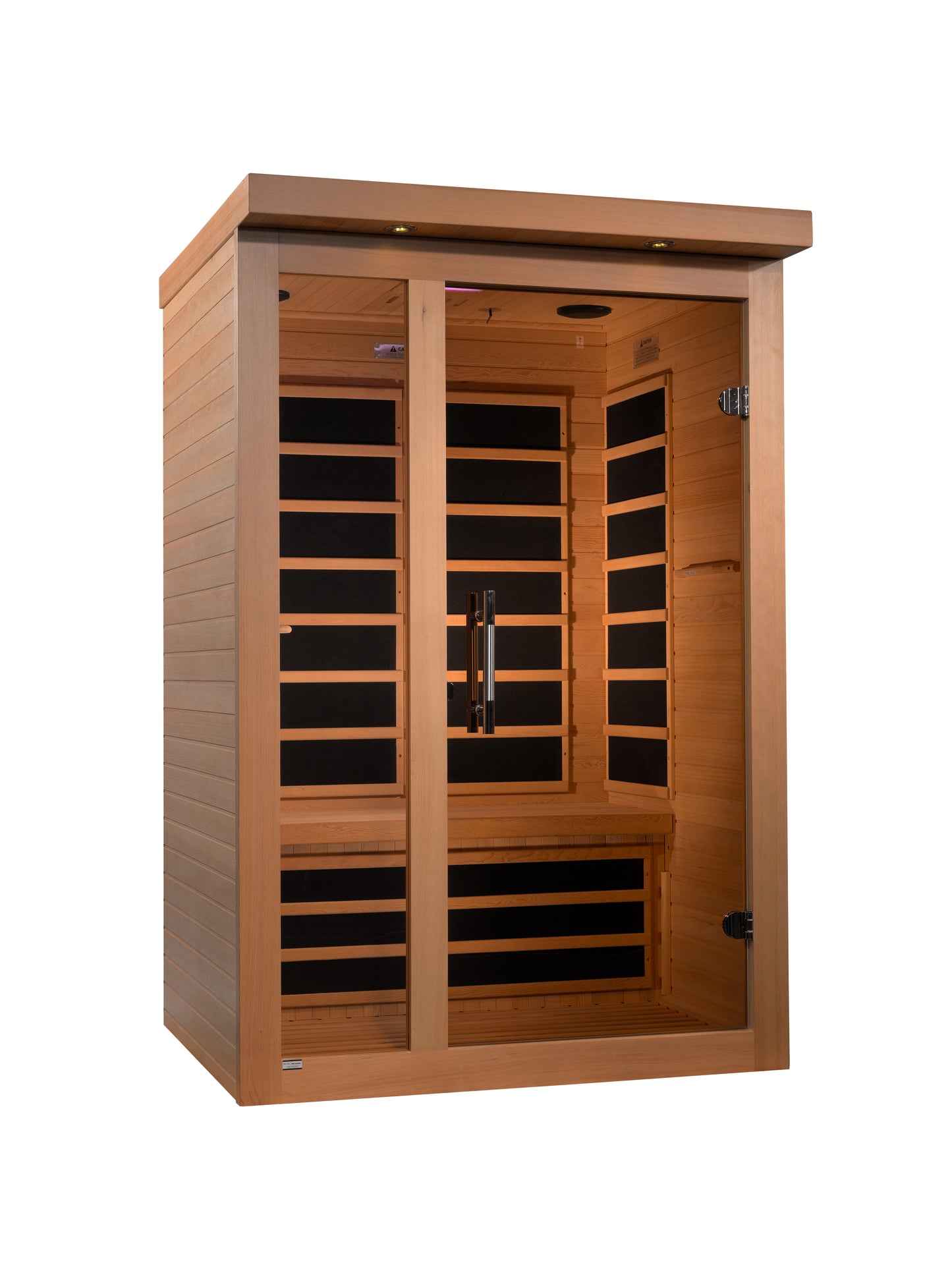 Golden Designs DYN-6215-02 Elite 2 Person Ultra Low EMF Infrared Sauna