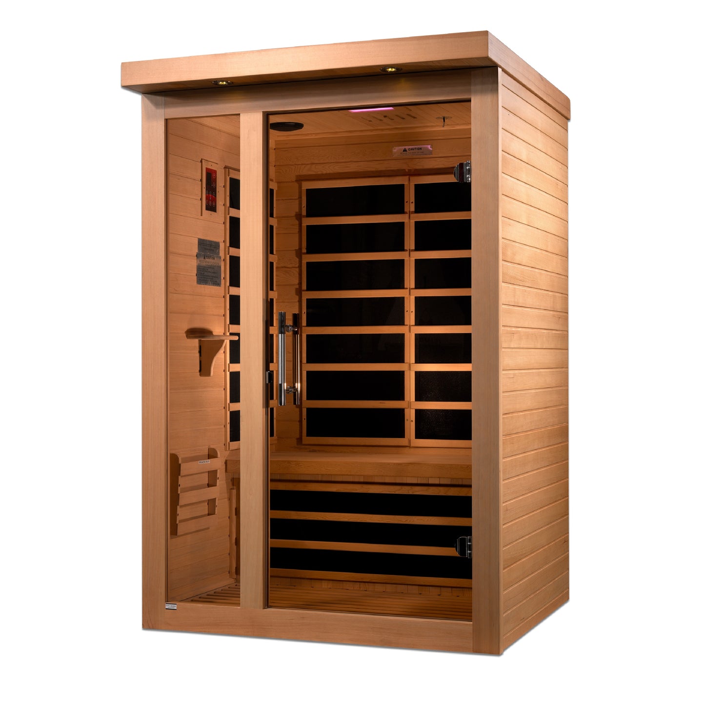 Golden Designs DYN-6215-02 Elite 2 Person Ultra Low EMF Infrared Sauna