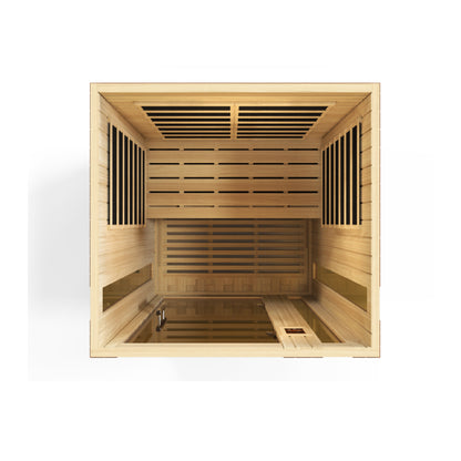 Golden Designs Vittoria 2 Person Low EMF Infrared Sauna – DYN-6220-01