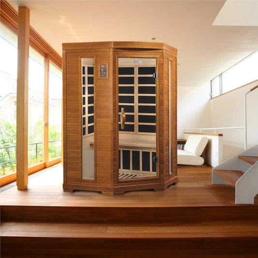 Dynamic Heming 2 Person Low EMF Infrared Sauna – DYN-6225-02