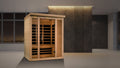 Golden Designs Vila 3 Person Ultra Low EMF Infrared Sauna – DYN-6315-02 Elite