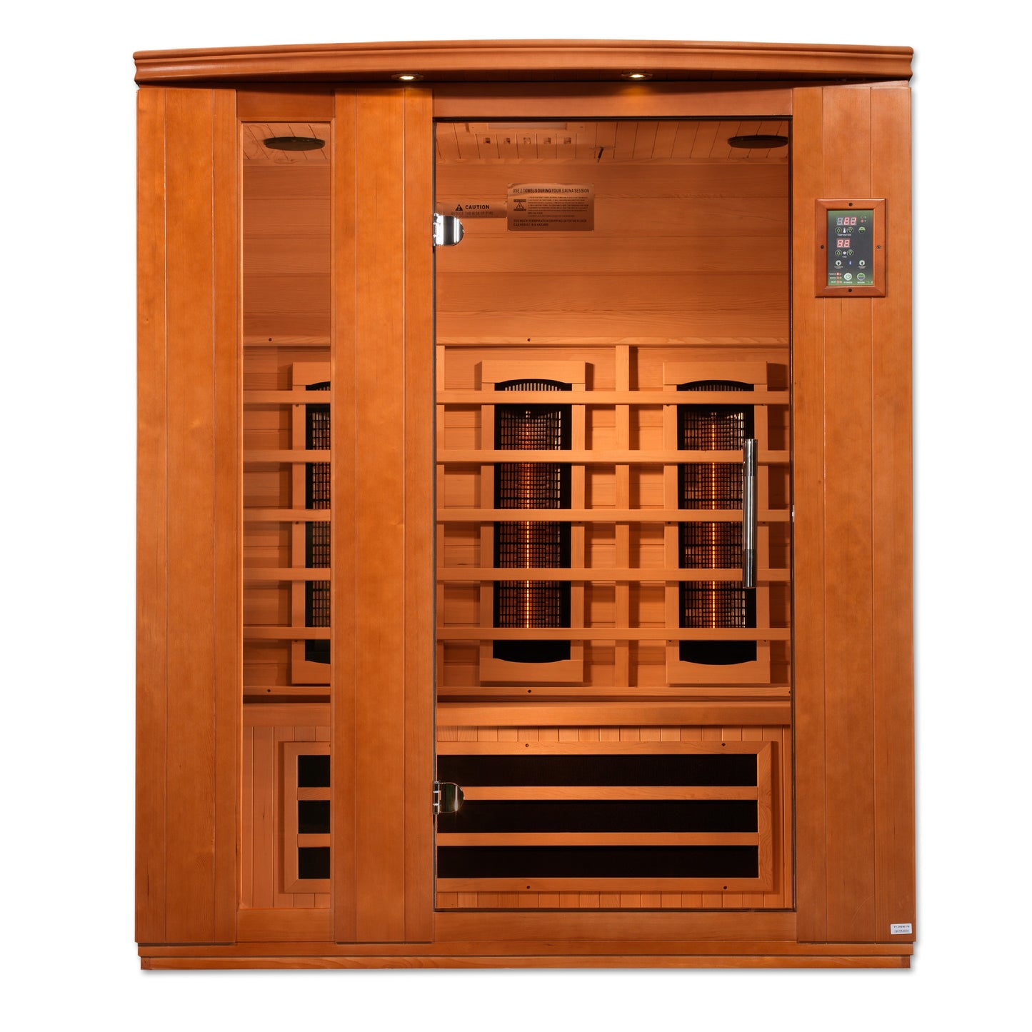 Lugano 3 Person Full Spectrum Infrared Sauna – DYN-6336-03 FS