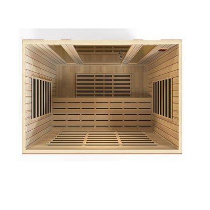 Golden Designs Bergamo 4 Person Low EMF Infrared Sauna – DYN-6440-01