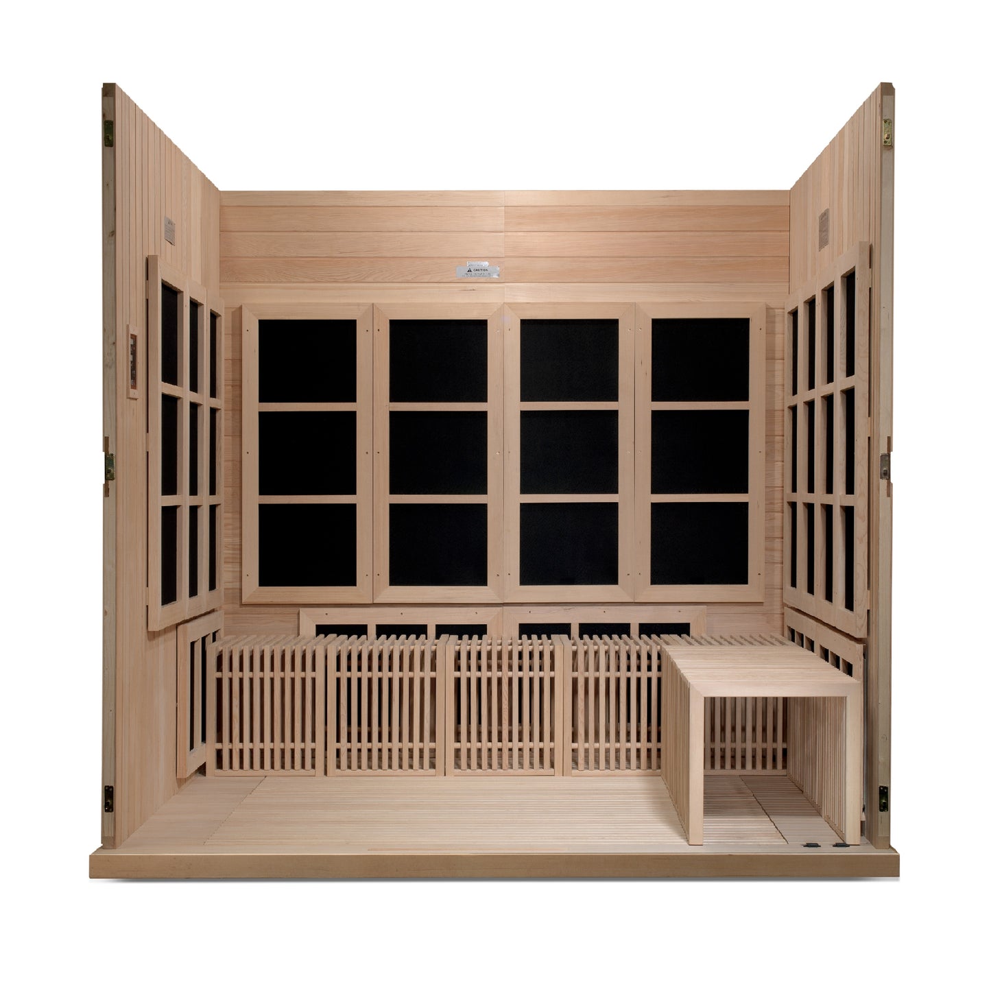 Golden Designs Catalonia 8 Person Ultra Low EMF Infrared Sauna – GDI-6880-02