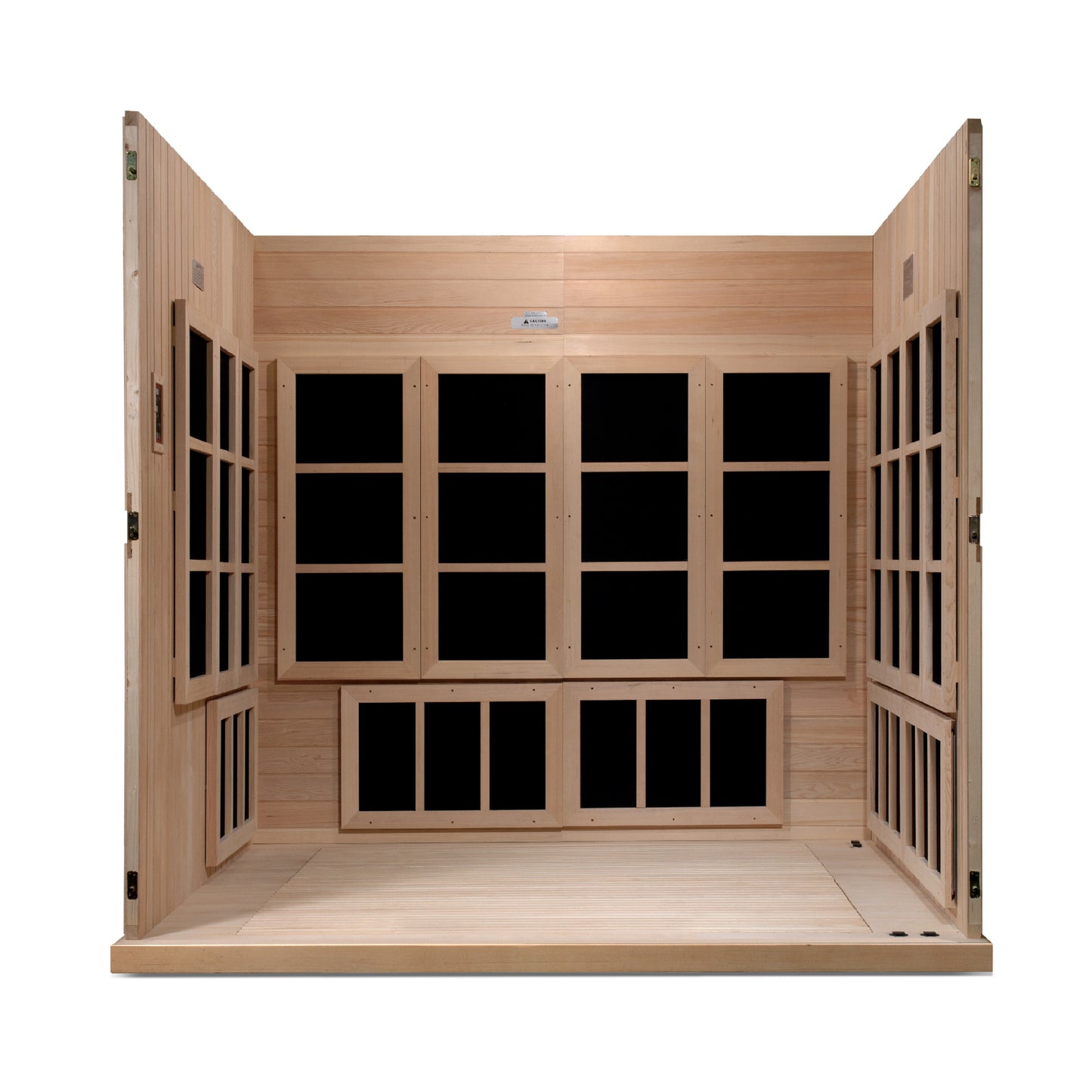 Golden Designs Catalonia 8 Person Ultra Low EMF Infrared Sauna – GDI-6880-02