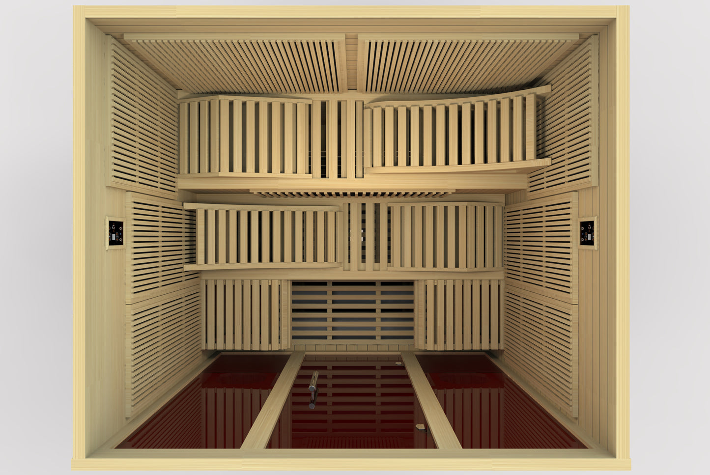 Golden Designs 6 Person Ultra Low EMF Infrared Sauna   GDI-6996-01  Elite