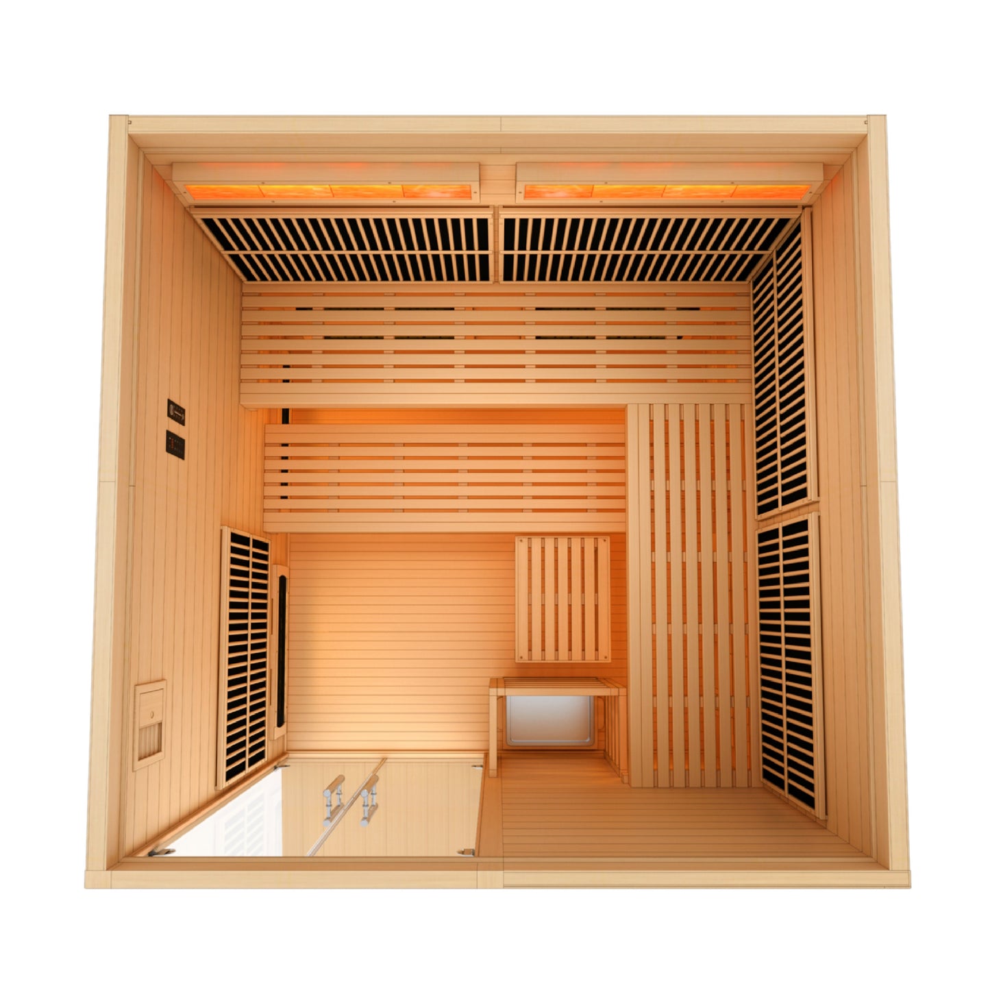 Golden Designs 2025 Toledo 6 Person Hybrid Sauna – GDI-8360-01