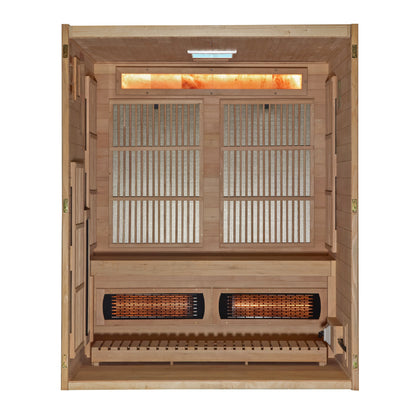 Golden Designs 2025 Soria 3 Person Hybrid Sauna – GDI-8330-01