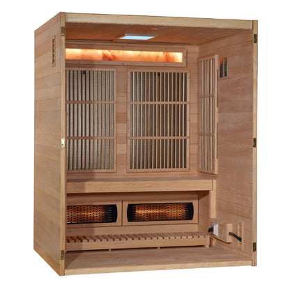 Golden Designs 2025 Soria 3 Person Hybrid Sauna – GDI-8330-01