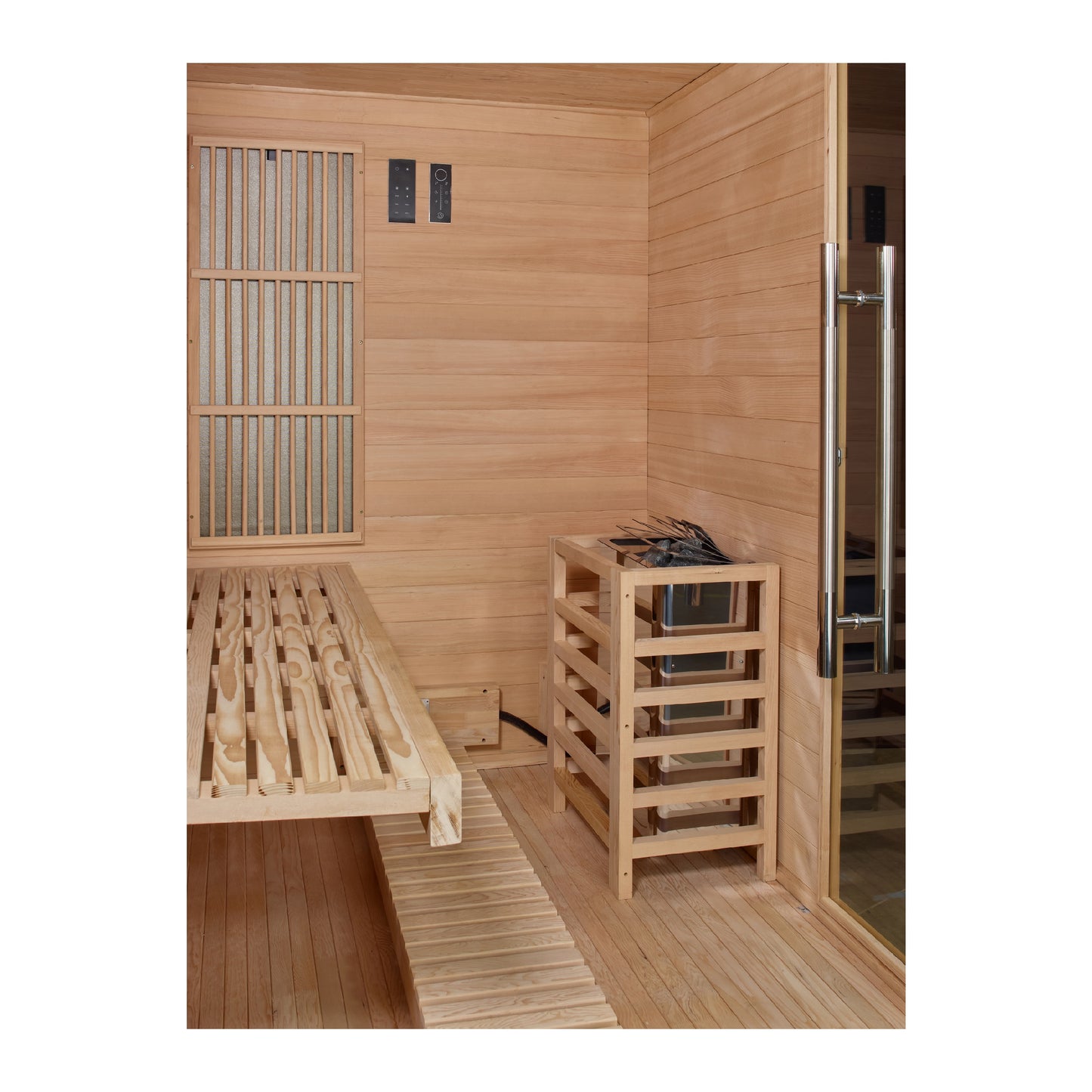 Golden Designs 2025 Soria 3 Person Hybrid Sauna – GDI-8330-01