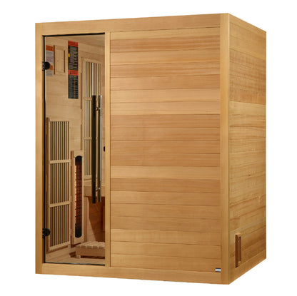 Golden Designs 2025 Soria 3 Person Hybrid Sauna – GDI-8330-01