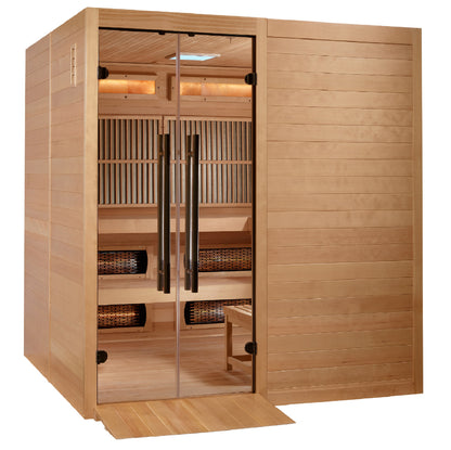 Golden Designs 2025 Toledo 6 Person Hybrid Sauna – GDI-8360-01
