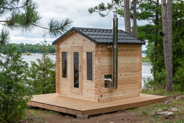 Dundalk Leisure Georgian cabin sauna CTC88E, Eastern White Cedar