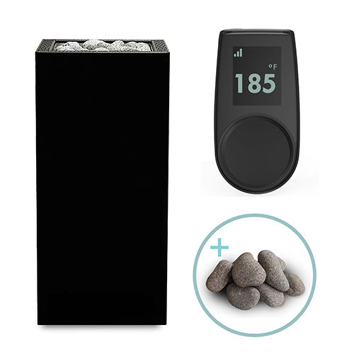 HUUM CORE Black electric sauna heater package