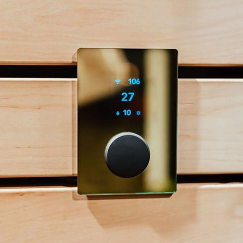 HUUM UKU 4.2 Wi-Fi Sauna Control in Gold Detail