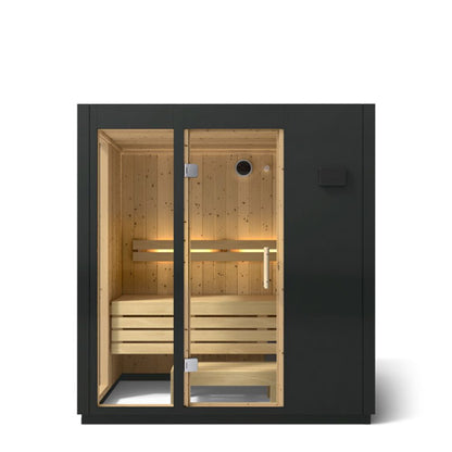 Kohler C1 Indoor Sauna Kit, Graphite Grey, Up to 5 Persons