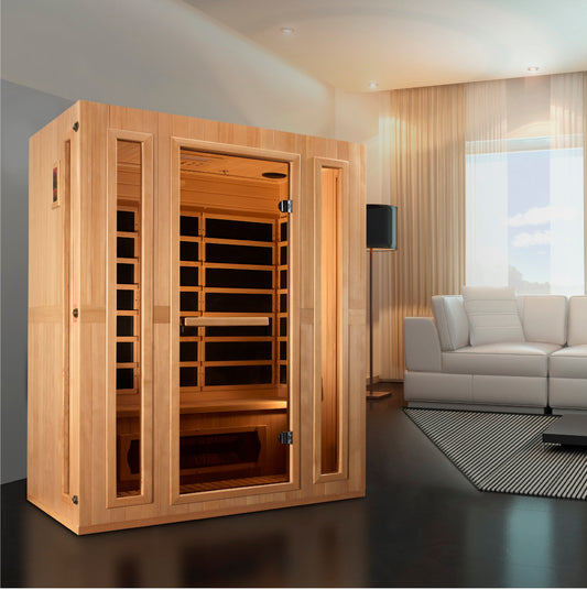 Golden Designs Maxxus Trinity Dual Tech 3 Person Infrared Sauna – MX-LS3-01