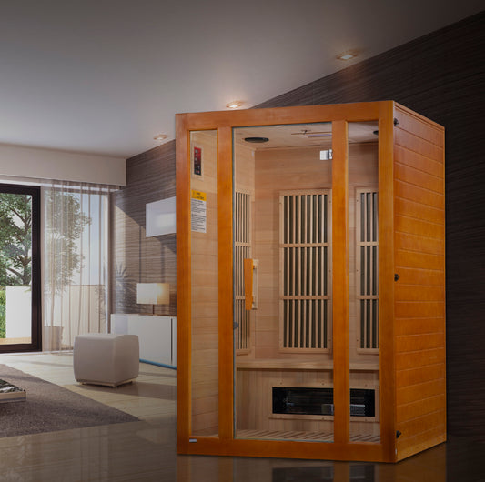 Golden Designs Maxxus Aspen Dual Tech 2 Person Infrared Sauna – MX-J206-02S
