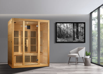 Maxxus Bellevue 3 Person Low EMF Infrared Sauna – MX-J306-01