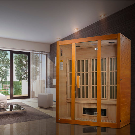 Golden Designs Maxxus Alpine Dual Tech 3 Person Infrared Sauna – MX-J306-02S