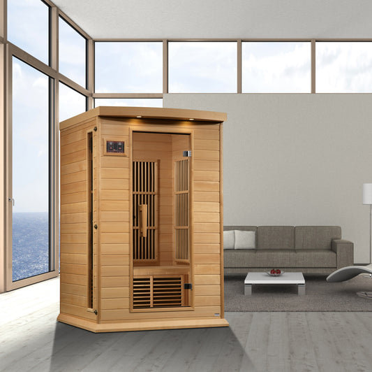 Maxxus Cholet Edition 2 Person Near Zero EMF Infrared Sauna – MX-K206-01-ZF
