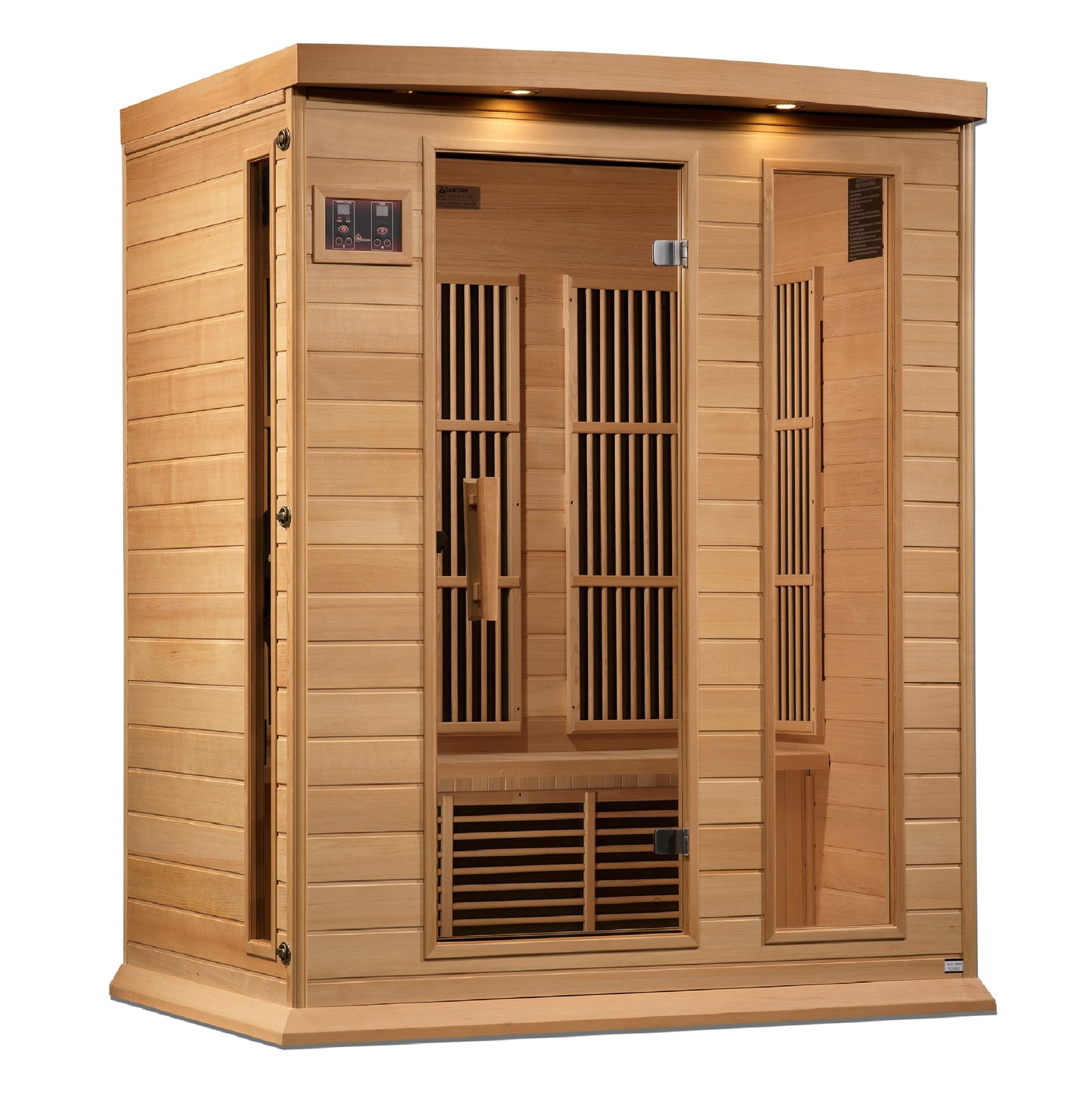 Golden Designs Maxxus 3 Person Near Zero EMF Infrared Sauna – MX-K306-01-ZF