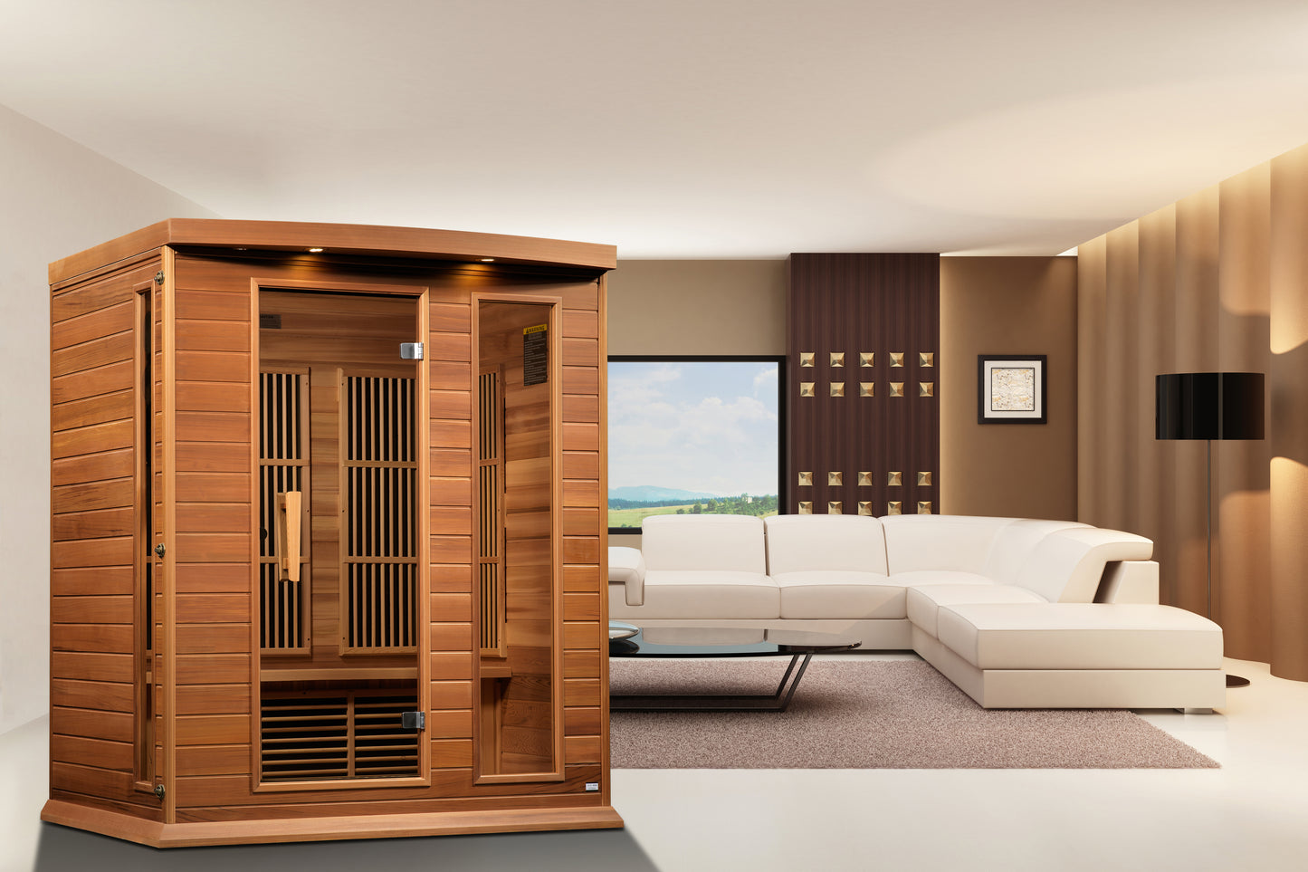 Maxxus 3 Person Low EMF Infrared Sauna – MX-K306-01
