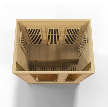 Maxxus 3 Person Low EMF Infrared Sauna – MX-K306-01