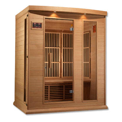Maxxus 3 Person Low EMF Infrared Sauna – MX-K306-01