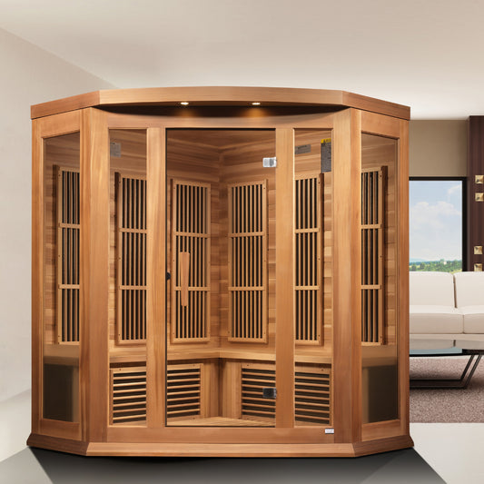 Maxxus 3 Person Low EMF Infrared Sauna – MX-K356-01
