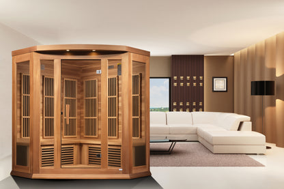 Maxxus 3 Person Low EMF Infrared Sauna – MX-K356-01