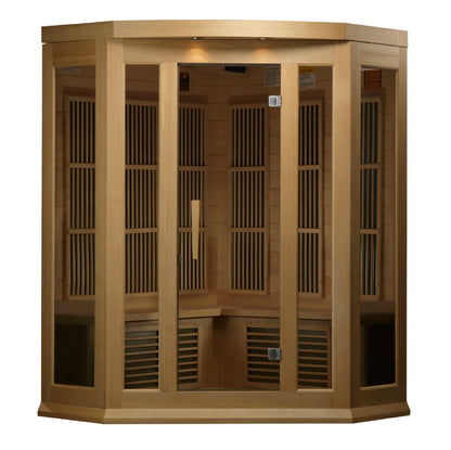 Maxxus 3 Person Low EMF Infrared Sauna – MX-K356-01