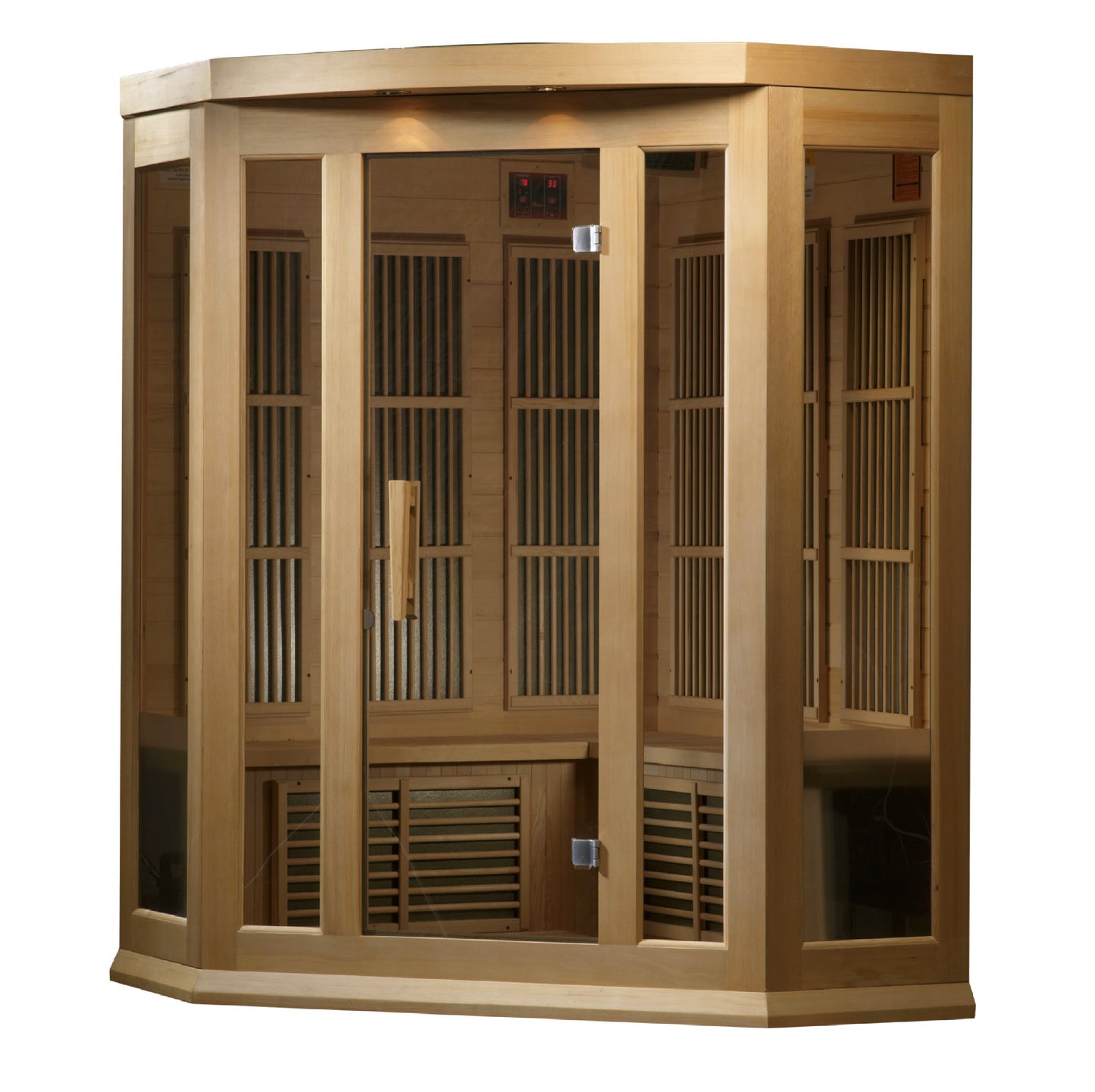 Maxxus 3 Person Low EMF Infrared Sauna – MX-K356-01