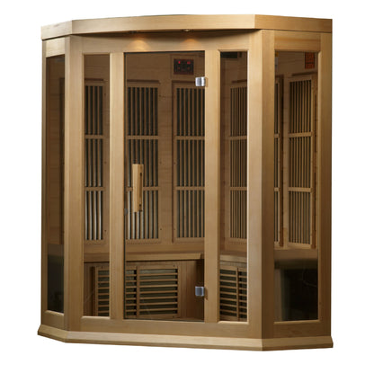 Maxxus 3 Person Low EMF Infrared Sauna – MX-K356-01
