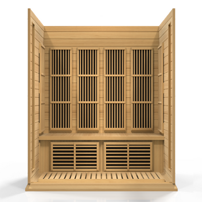 Maxxus 4 Person Low EMF Infrared Sauna – MX-K406-01