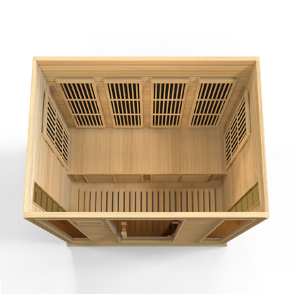 Maxxus 4 Person Low EMF Infrared Sauna – MX-K406-01