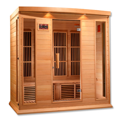 Maxxus 4 Person Low EMF Infrared Sauna – MX-K406-01